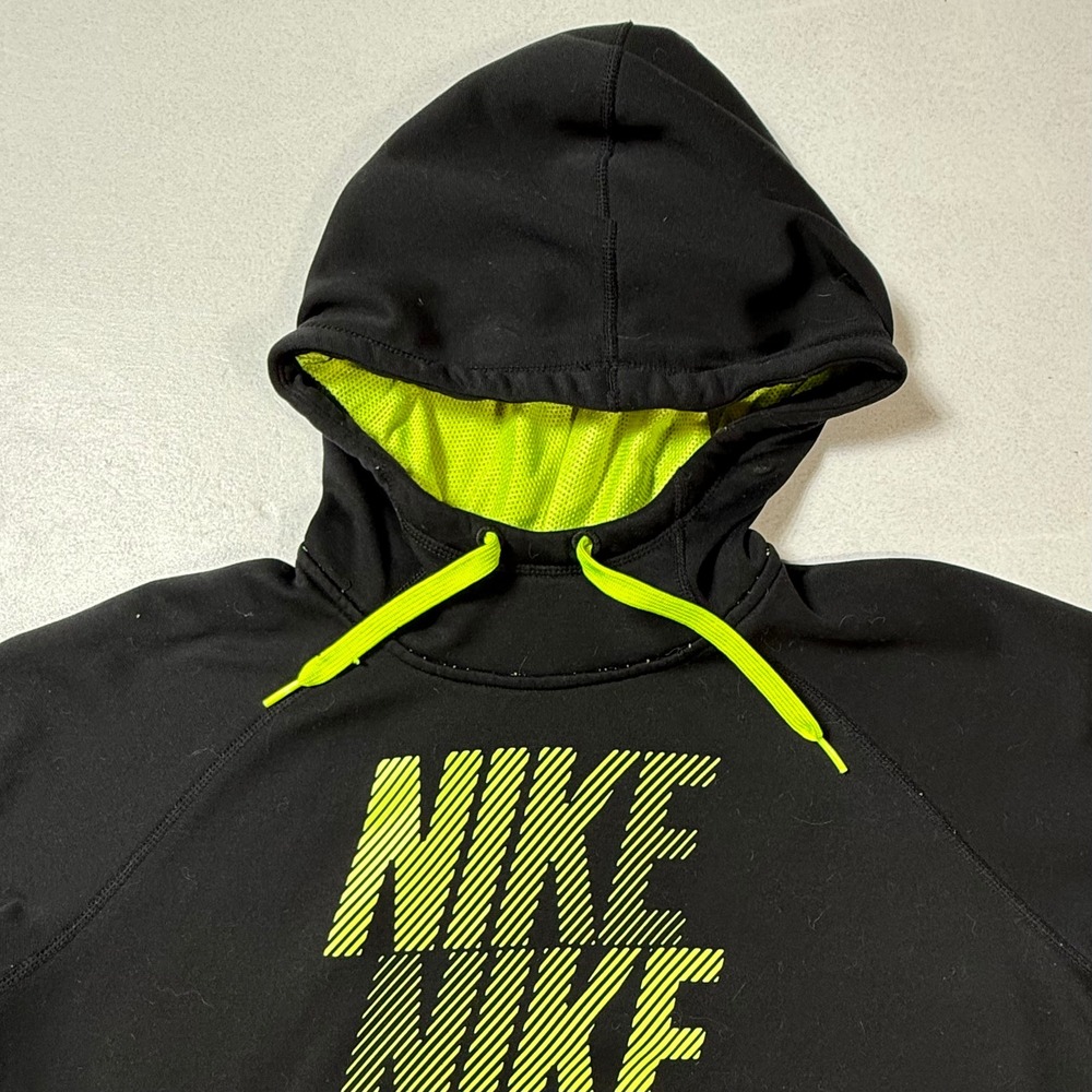 NIKE Therma-FIT Hoodie Mens‎ XL Sweatshirt Big NIKE Spellout Logo